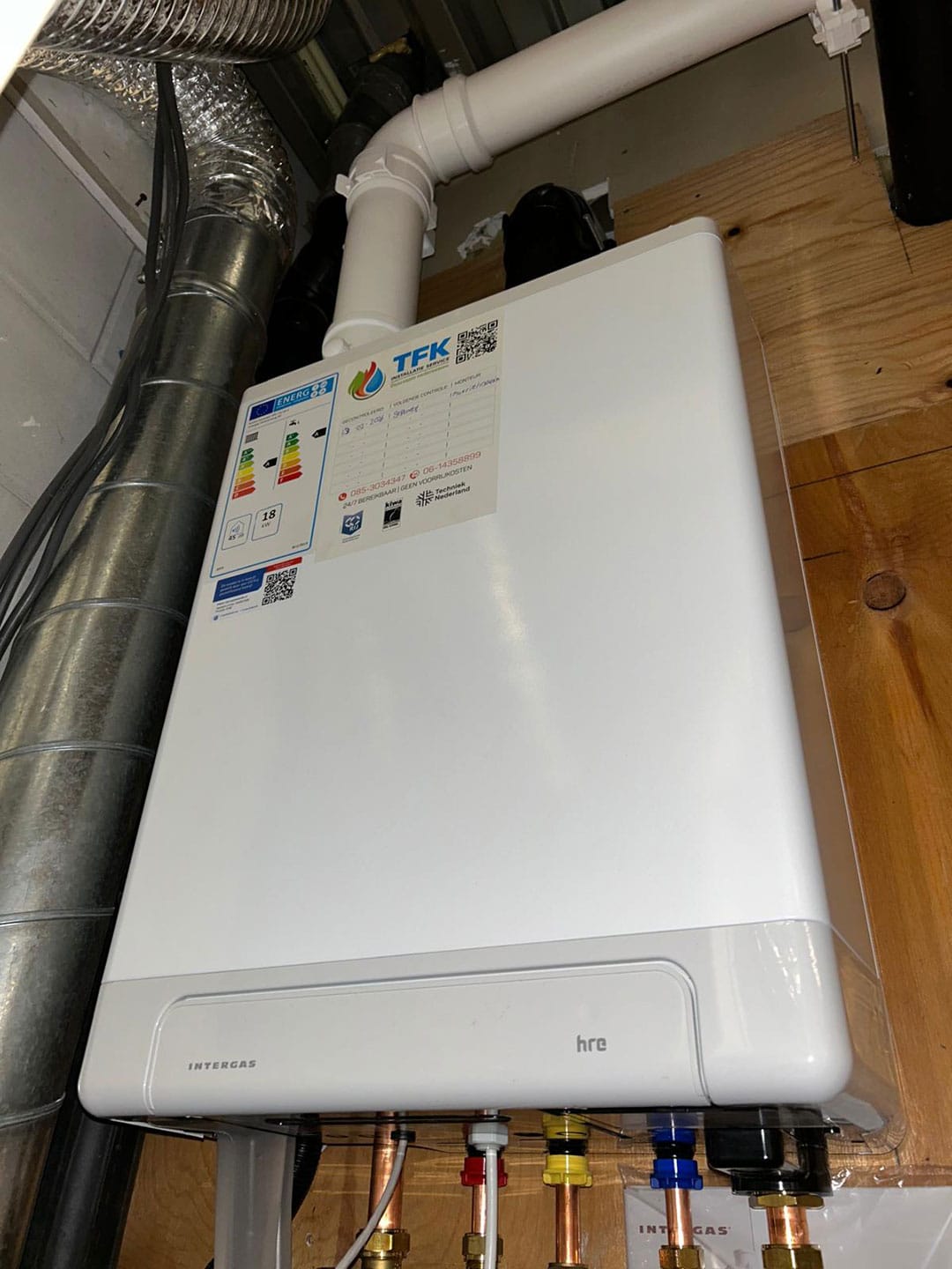 cv-ketel inspectie uitgevoerd door gecertificeerde installateur